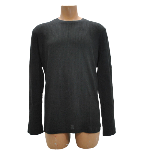 Family Pajamas Men's Solid Top and Printed Pant Winter Trees