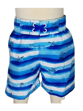 Cat and Jack stripe swim trunks