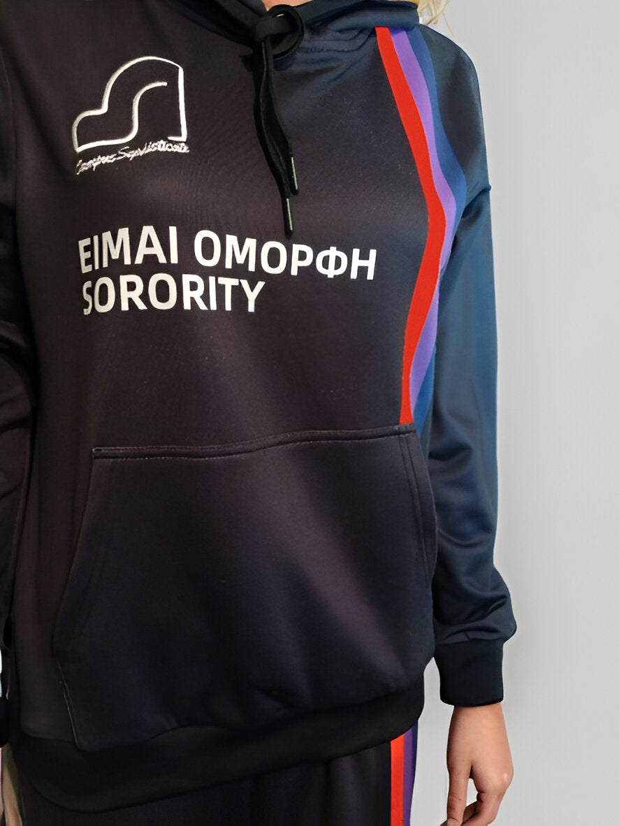 black hoodie female​