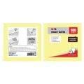 M&G 3"x3" Economic Pack Sticky Notes 100 sheets yellow color 76*76mm (5 per pack)