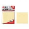 M&G 3"x3" Economic Pack Sticky Notes 100 sheets yellow color 76*76mm (5 per pack)