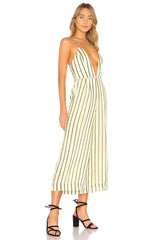 women's striped jumpsuit