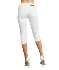 Suzanne Betro White Victoria Capri Pants size 14
