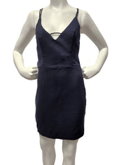 superdown Grecia Strappy Back Dress in Navy - size S - DYED