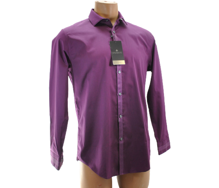 Ryan Seacrest Solid Distinction Platinum Shirt 16 1/2, 34/35 L