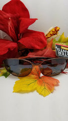 Foster Grant bronze Metal Rim Sunglasses