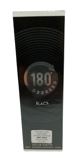 Mirage Brands 180 Degrees Black Eau de Toilette For Men