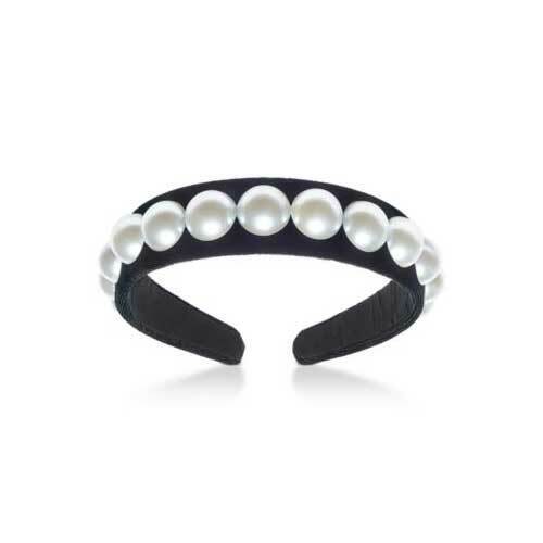 Thalia Sodi Imitation Pearl Fabric Headband