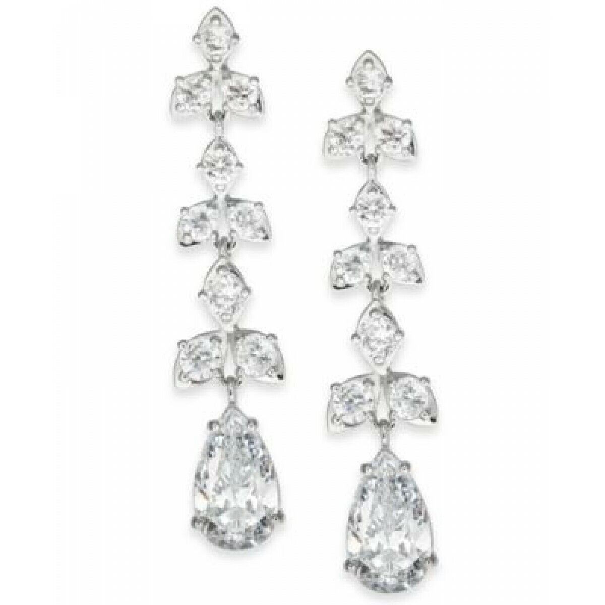 Eliot Danori Silver-Tone Crystal Earring