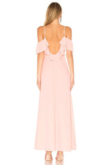  Open Back Maxi Dress