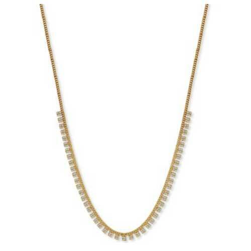 Argento Vivo Cubic Zirconia Statement Necklace