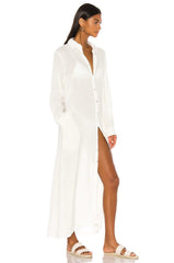 PQ Billie Button Down Dress in Water Lily - size XS/S