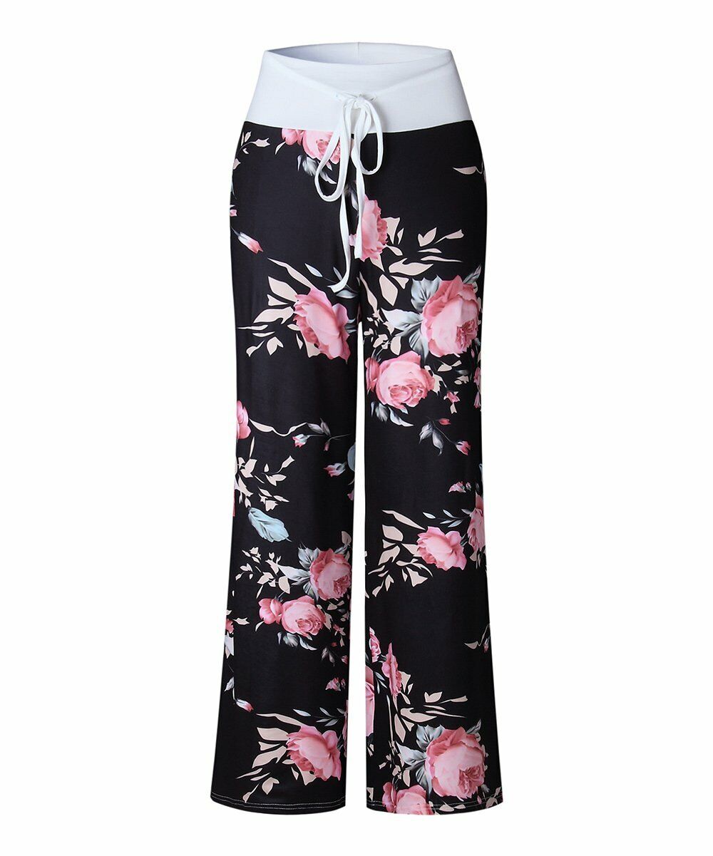 Floral Blooming Pink Floral Loung Pants size XL
