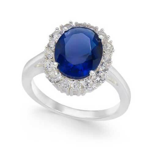 Charter Club Silver-Tone Crystal Ring