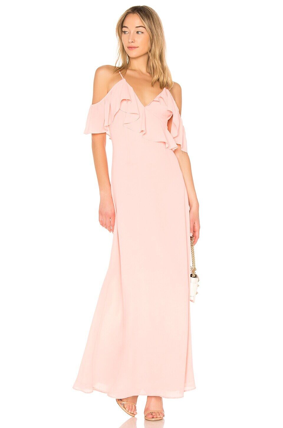  Open Back Maxi Dress