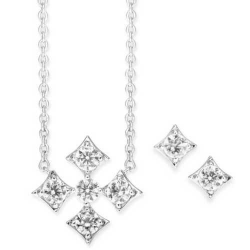 Eliot Danori Cubic Zirconia Necklace Set