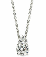 Eliot Danori Cubic Zirconia Pendant Silver-Tone