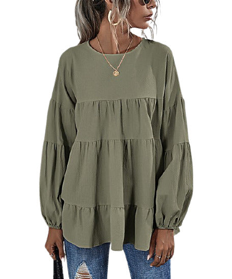 Suvimuga Tiered Ruffle Top size XL