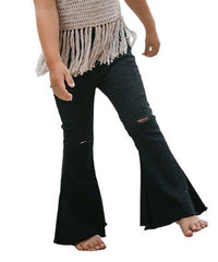 Adorable Sweetness Distressed Flare Jeans size 7