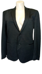 Hugo Boss Navy/Black Slim Fit Check Jacket 44R