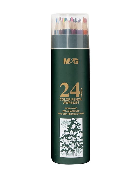 M&G Hexagon Color Pencil Oil-based 24 colors