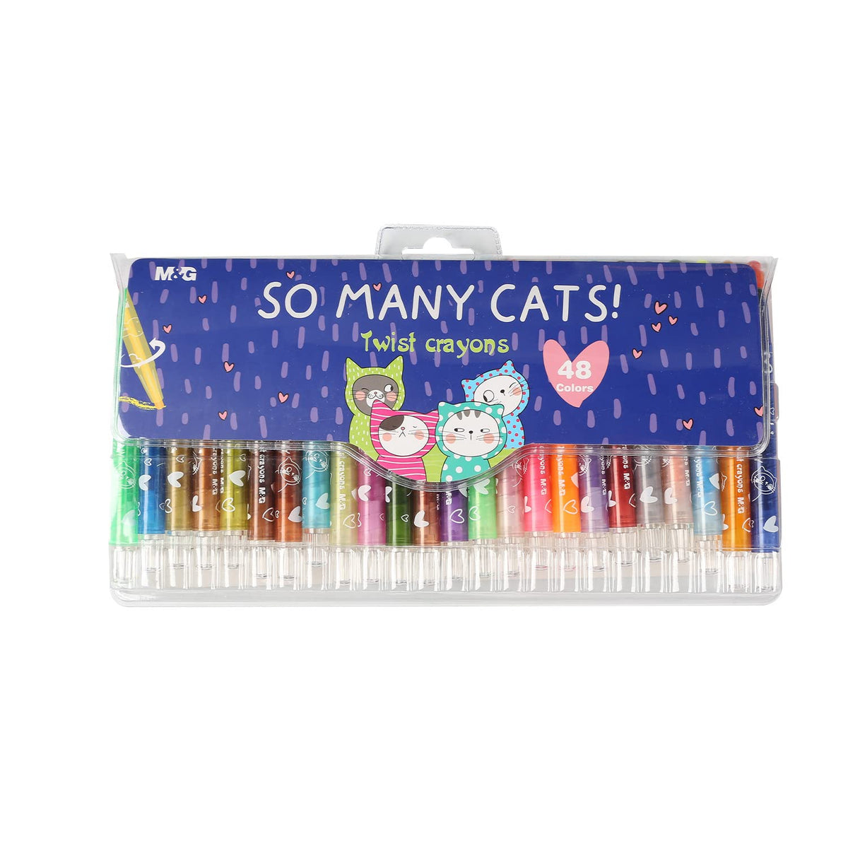 48 colors Twist Crayons.  (1 per pack)