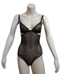 Else Black Baklava Bodysuit