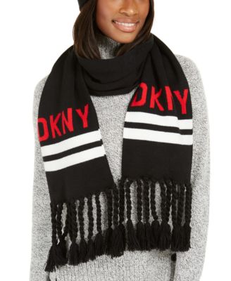 DKNY black/white scarf