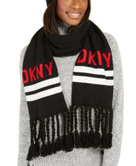 DKNY black/white scarf