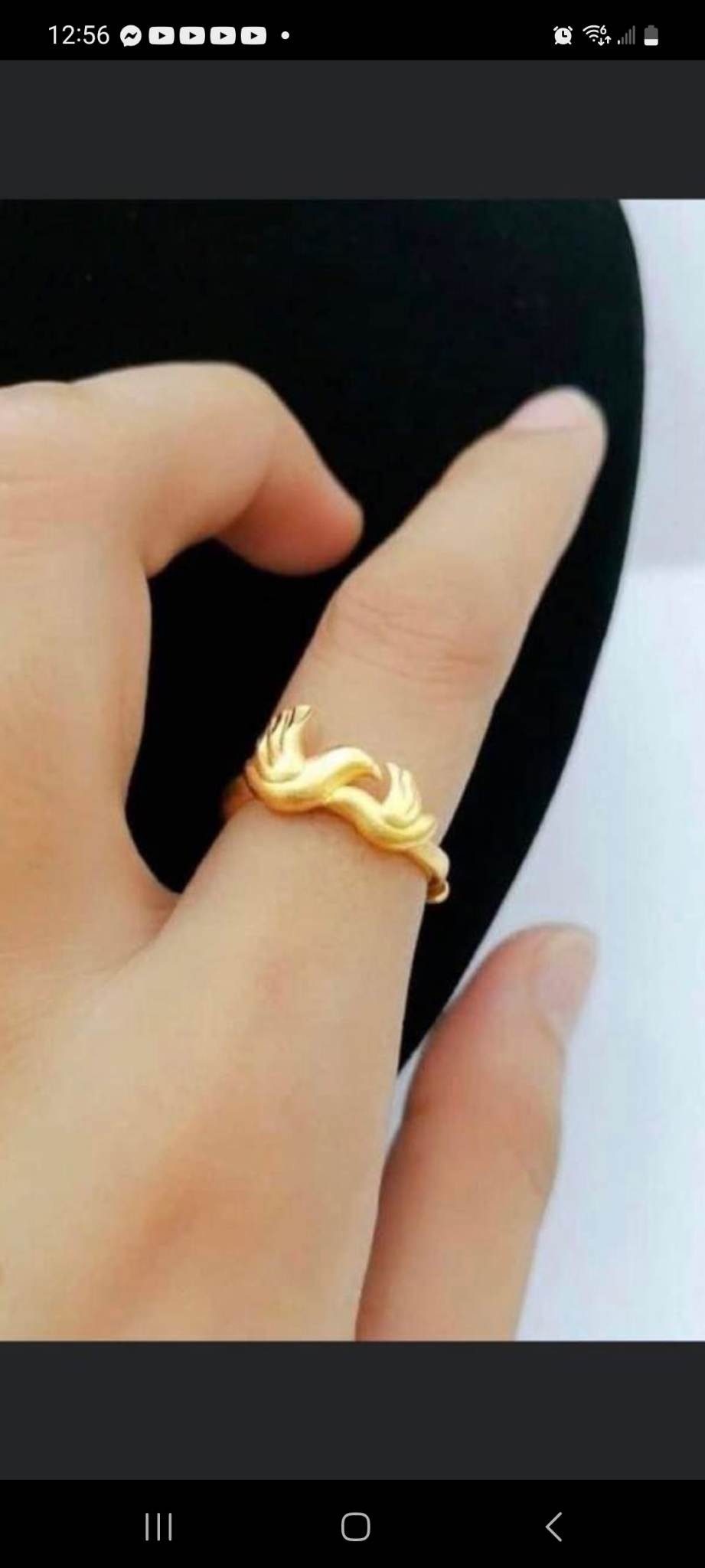 I Can't Believe It's Not Gold birds on ring