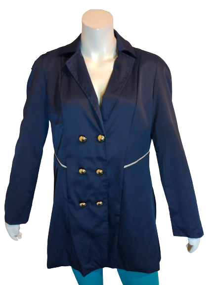 Black Double-Breasted Jacket