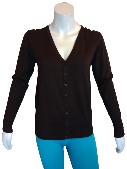 Cielo Jeans USA Brown Cardigan