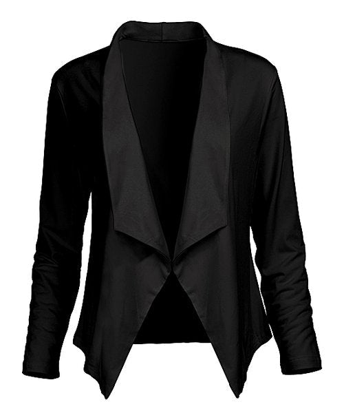 Lily Black Open Cardigan