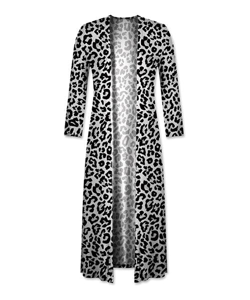 UDEAR Black & White Leopard Duster