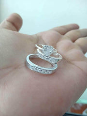 Campus Sophisticate Collection 925 Pure Italian Silver Wedding Rings