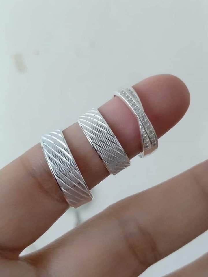 Campus Sophisticate Collection 925 Pure Italian Silver Wedding Rings