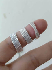 Campus Sophisticate Collection 925 Pure Italian Silver Wedding Rings