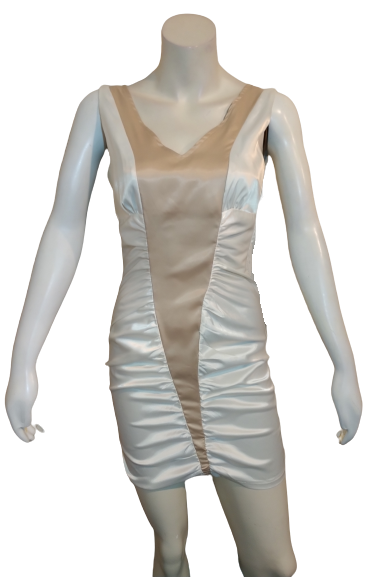 Solaris White Cocktail Dress Size M