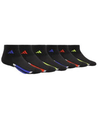 Adidas Little Big Boys 6-Pack Logo Black M