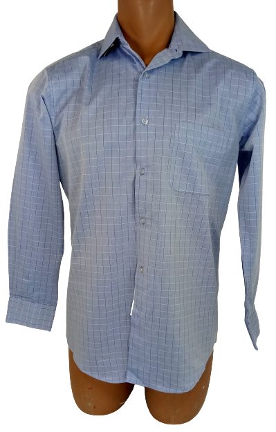 ALFANI Indigo Shirt 14 1/2, 32/33