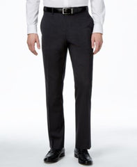 Alfani Mens Pants Traveler Solid Classic-F Black 32x30