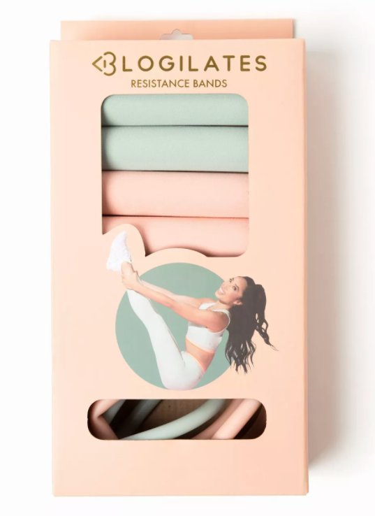 Blogilates Resistance Bands 2-Pack Pink & Green - Fitness Bands