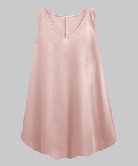 A.T.U.N. Perry Pink V-Neck Caper Tunic