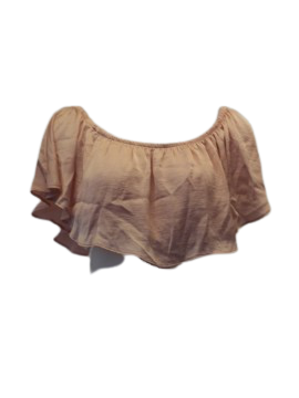 Emory Park Pink Ruffle Crop Top