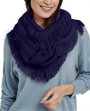 INC navy scarf