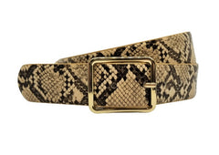 INC tan snake belt