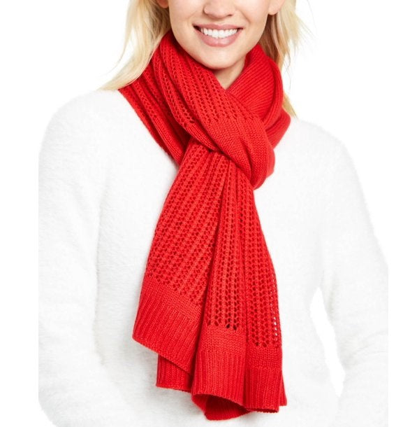 DKNY red scarf
