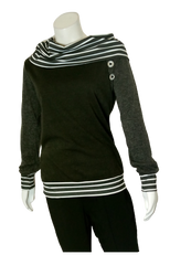 Lucky Striped and Solid Sweater