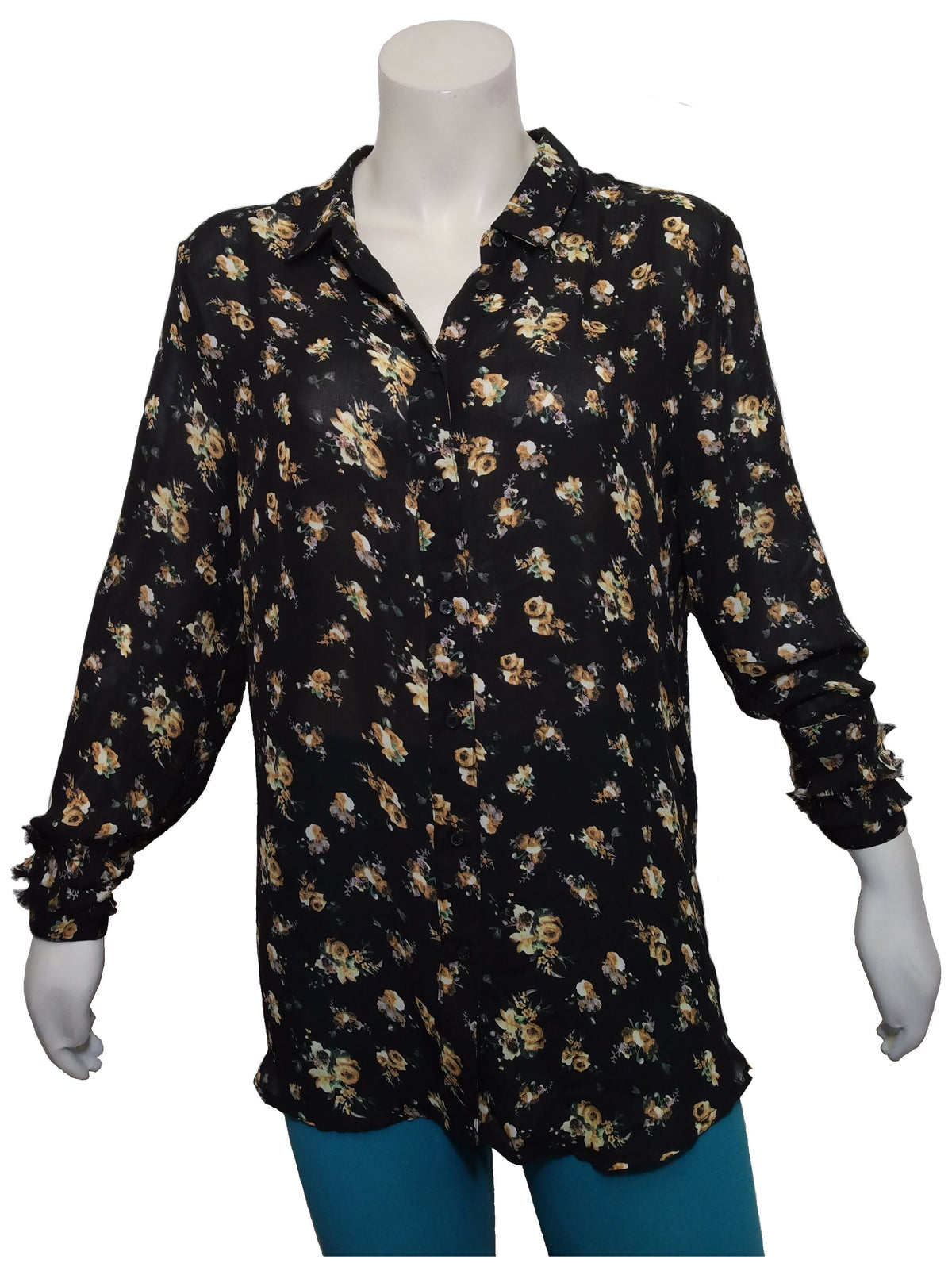 Black/Tan Premise Studio Top