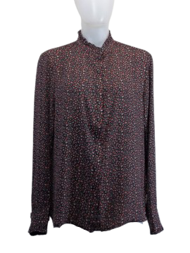 Black/Red Premise Studio Blouse